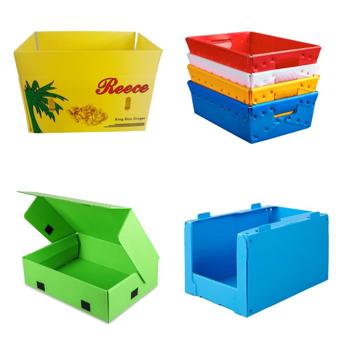 Stackable Corrugated Plastic Storage Bins Stackable Corrugated Plastic Storage Bins