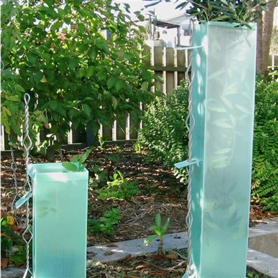 UV সুরক্ষা ঢেউতোলা পিপি ট্রি গার্ড